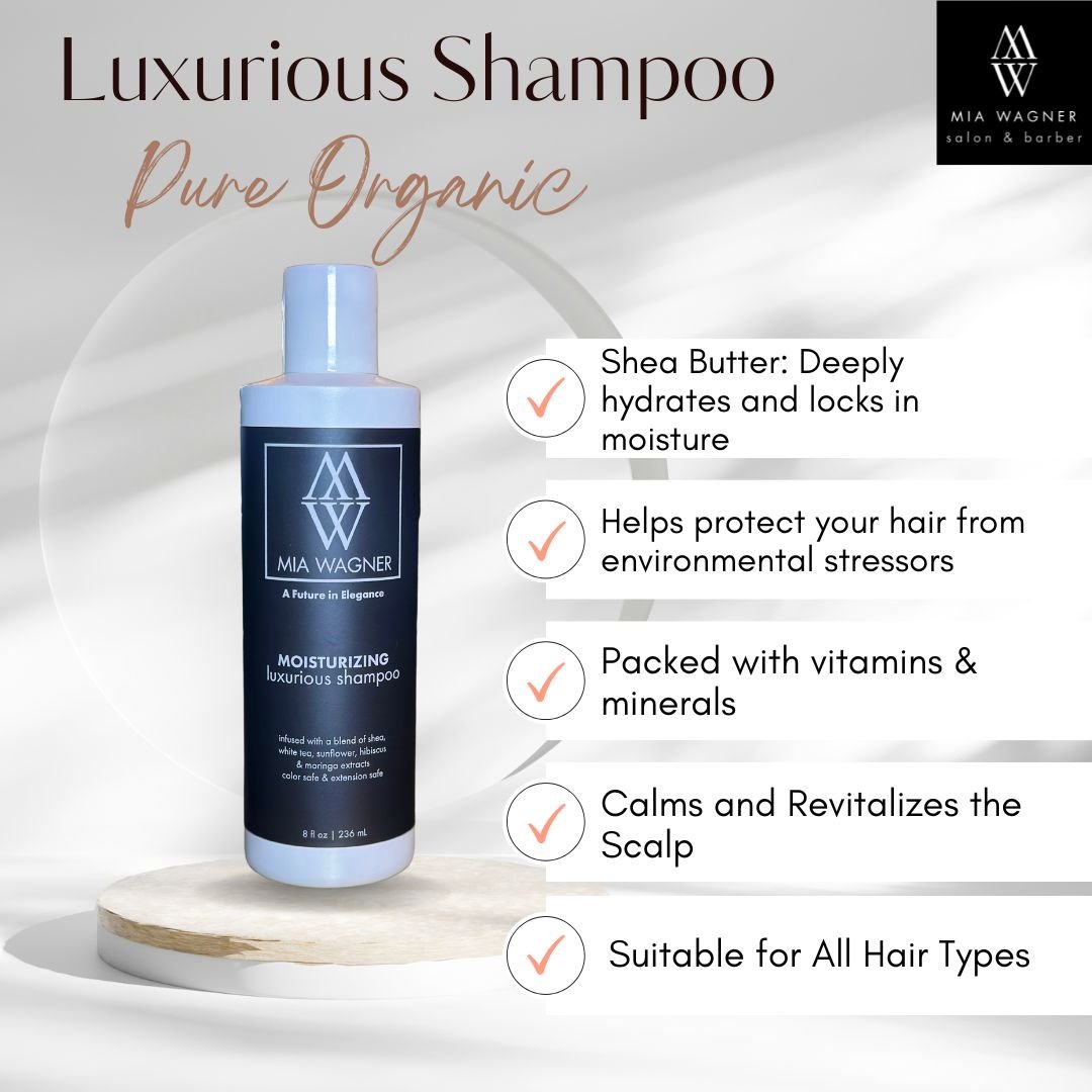 Moisturizing Luxurious Shampoo - Mia Wagner Salon